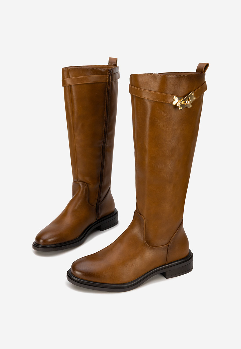 Camelowe oficerki damskie Marquerite