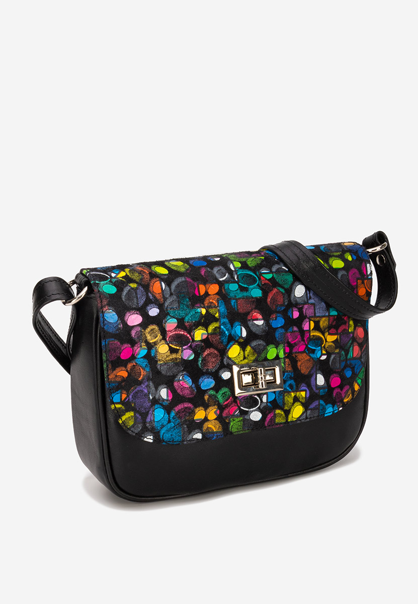 Czarna torebka na ramię Fliora V2