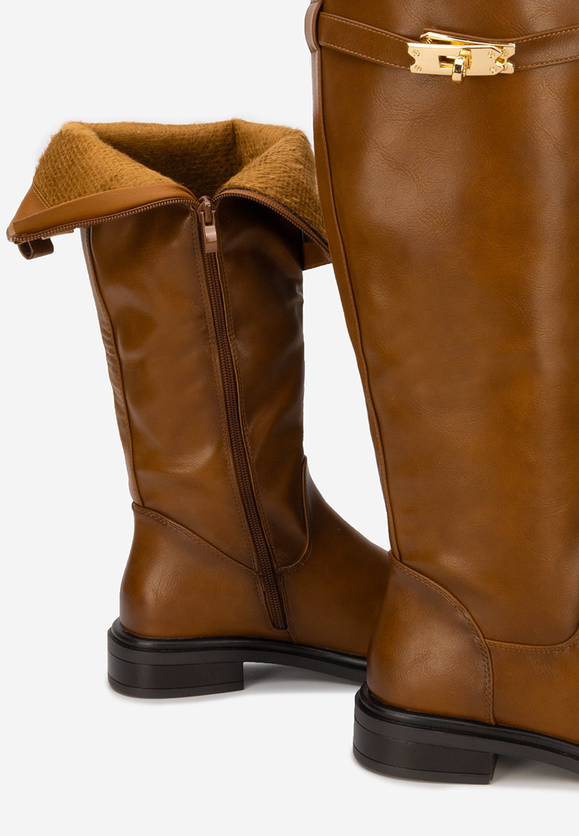 Camelowe oficerki damskie Marquerite