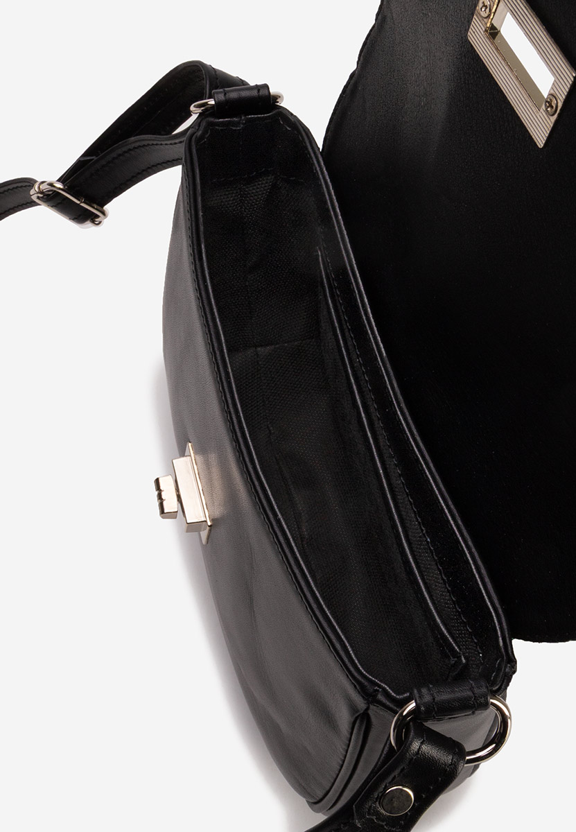 Czarna torebka na ramię Fliora V2