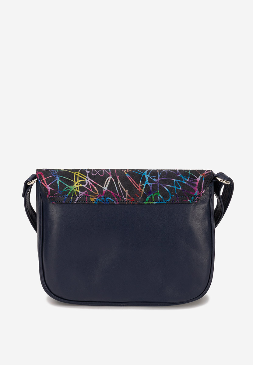 Granatowe torebka na ramię Fliora V3