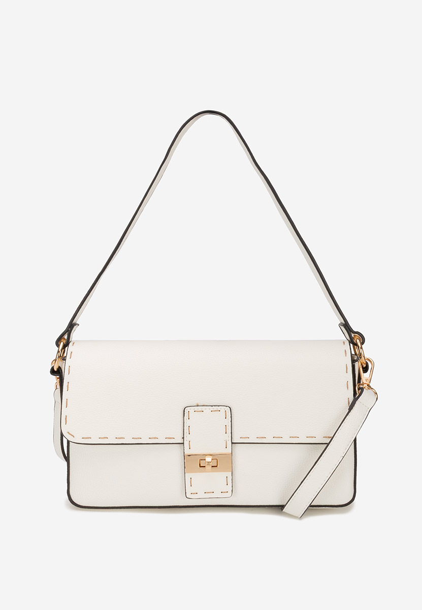 Białe torebka do ręki Emilea