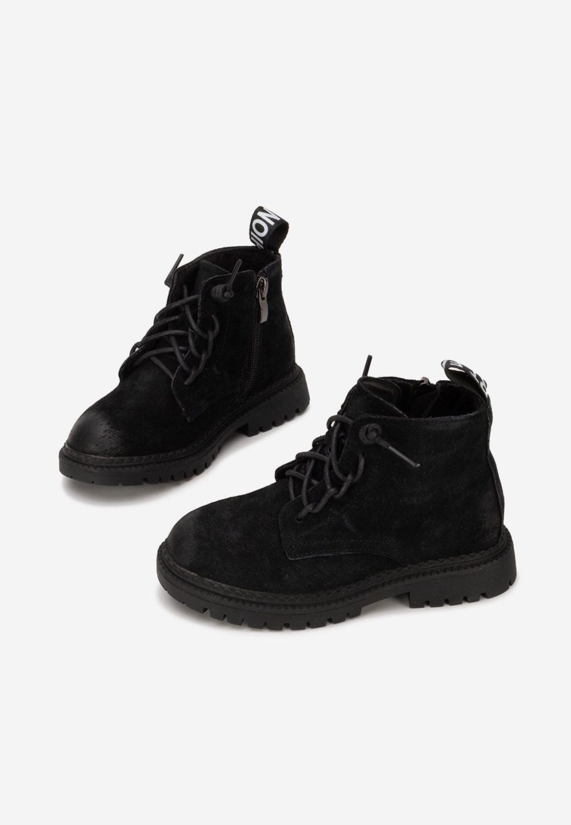 Czarne botki dzieci Amori