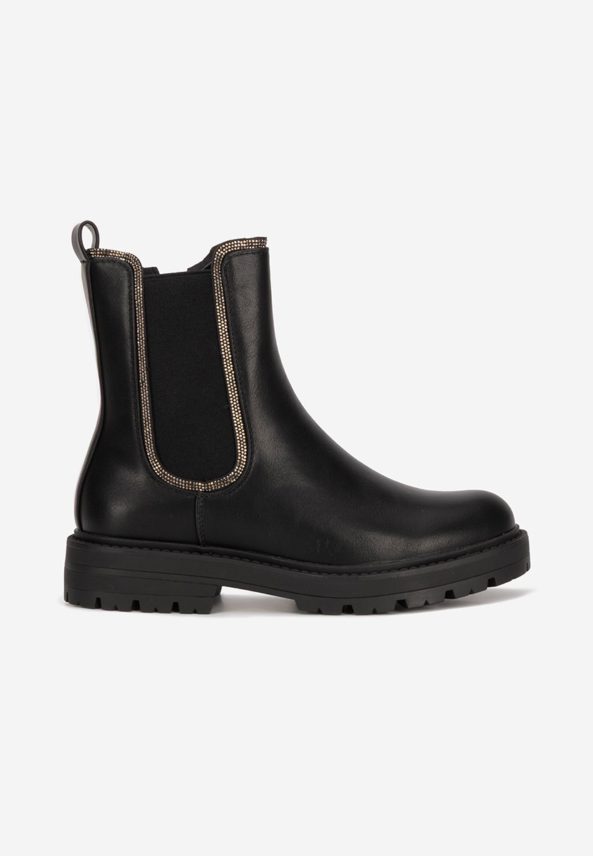 Czarne botki chelsea Brisaya