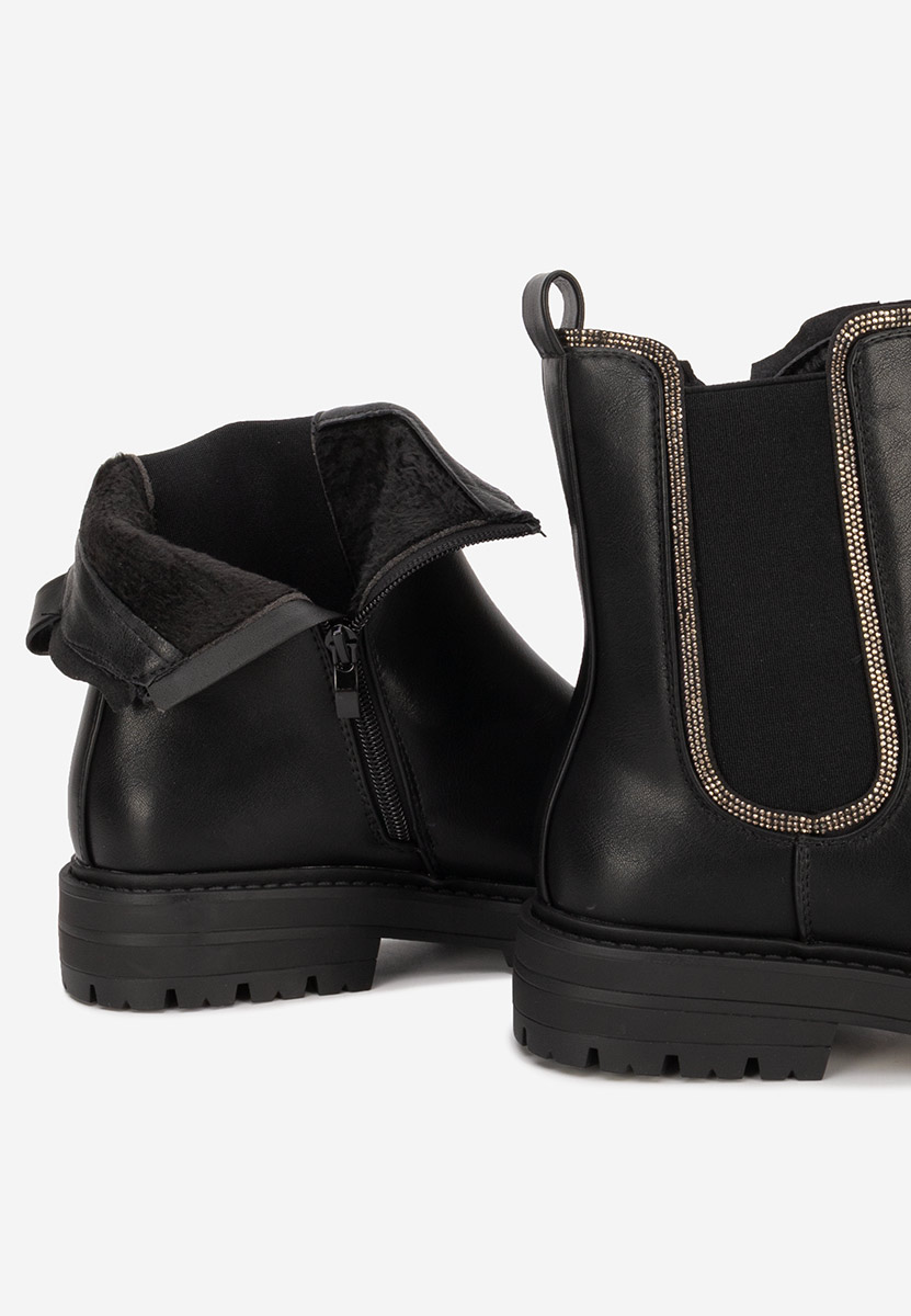 Czarne botki chelsea Brisaya