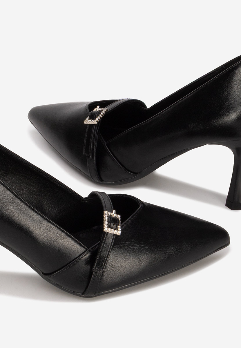 Czarne czółenka na szpilce Ashlee