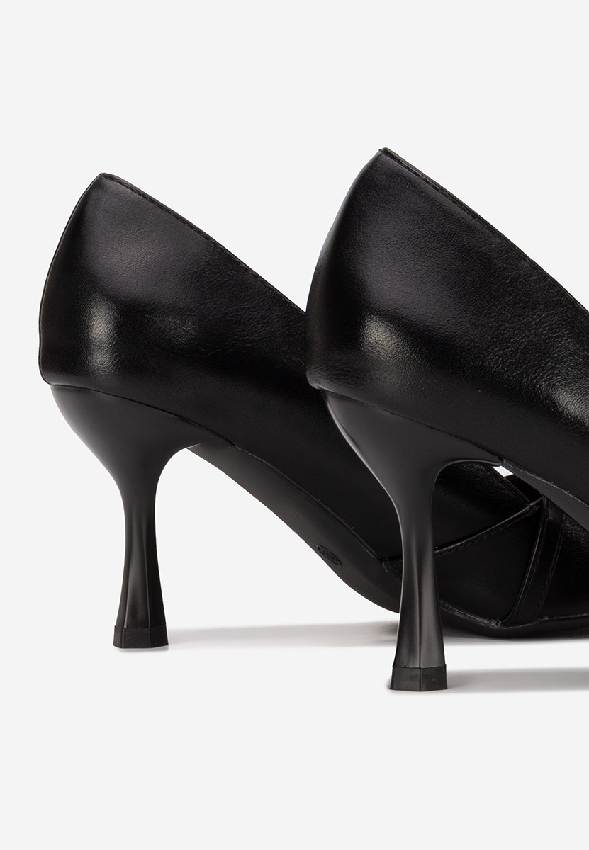 Czarne czółenka na szpilce Ashlee