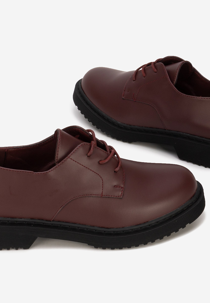 Bordowe półbuty damskie Cherelle