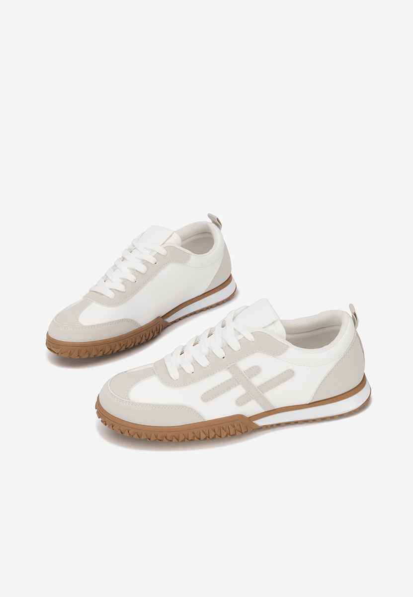 Białe sneakersy damskie Loriva