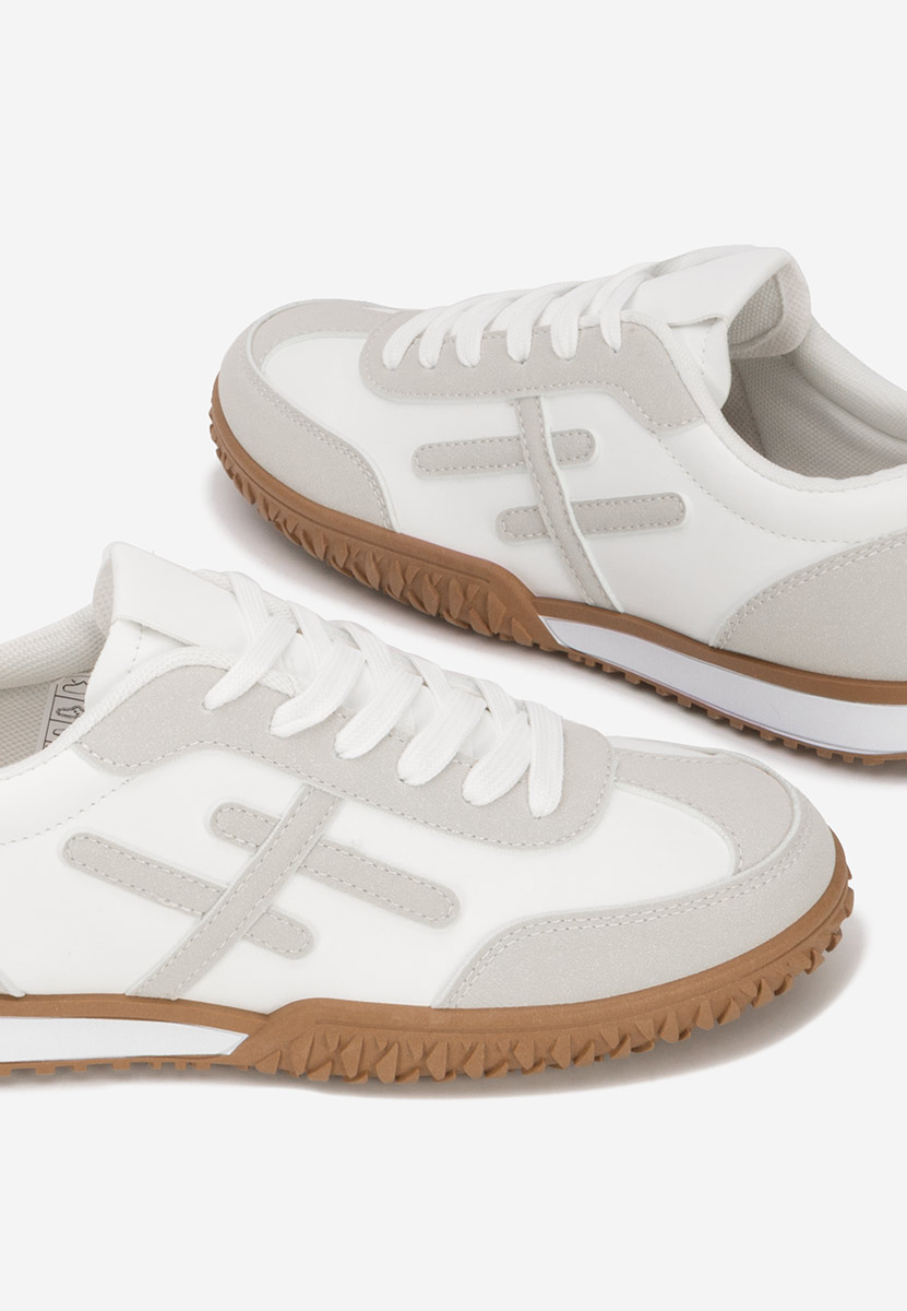 Białe sneakersy damskie Loriva