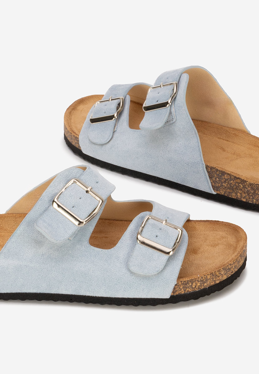 Szare klapki damskie Evet