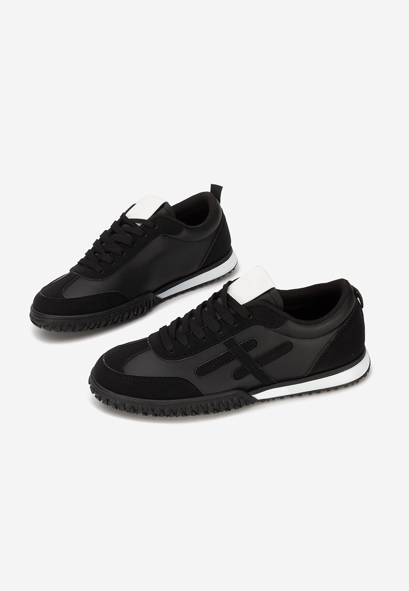 Czarne sneakersy damskie Loriva