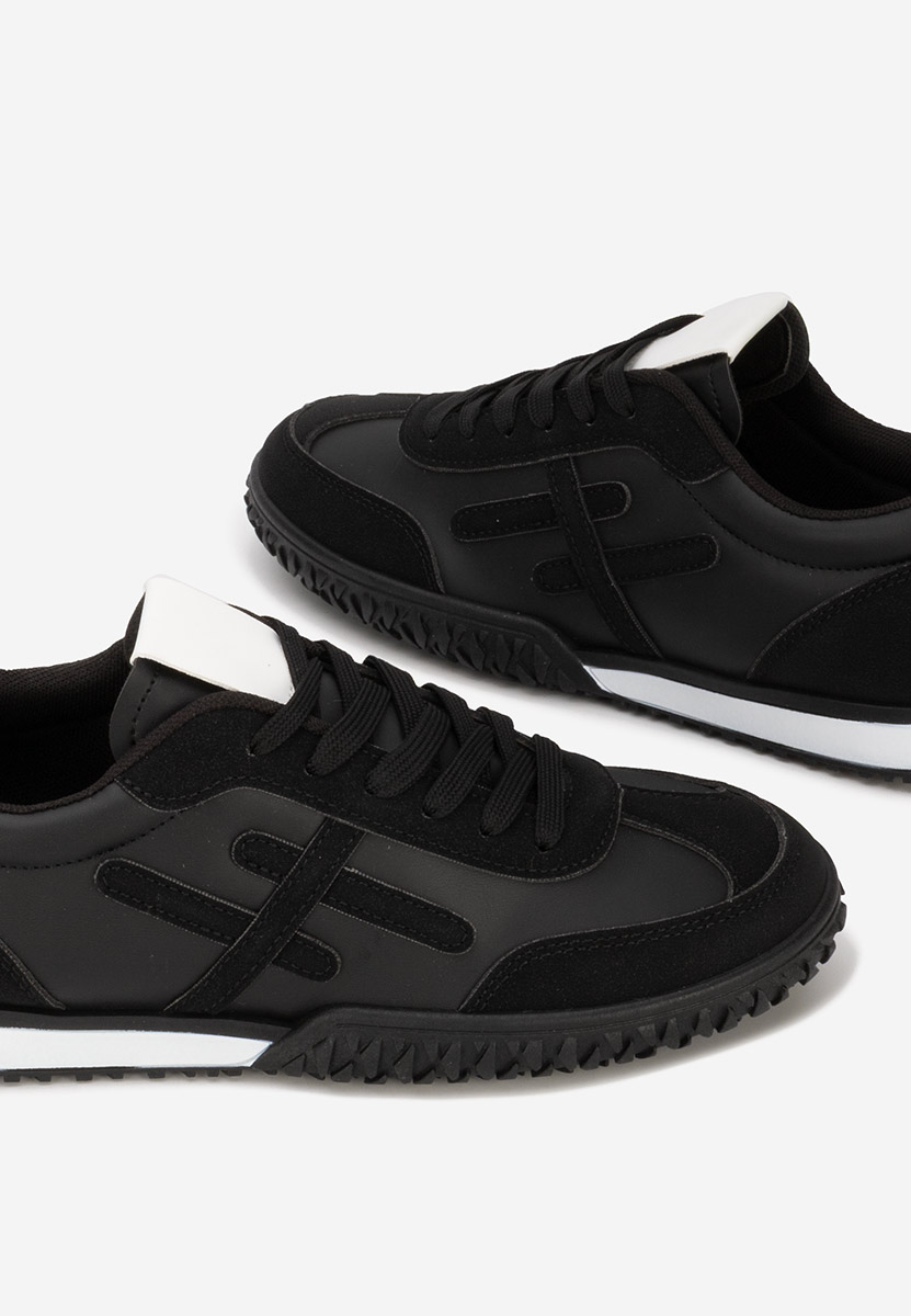 Czarne sneakersy damskie Loriva