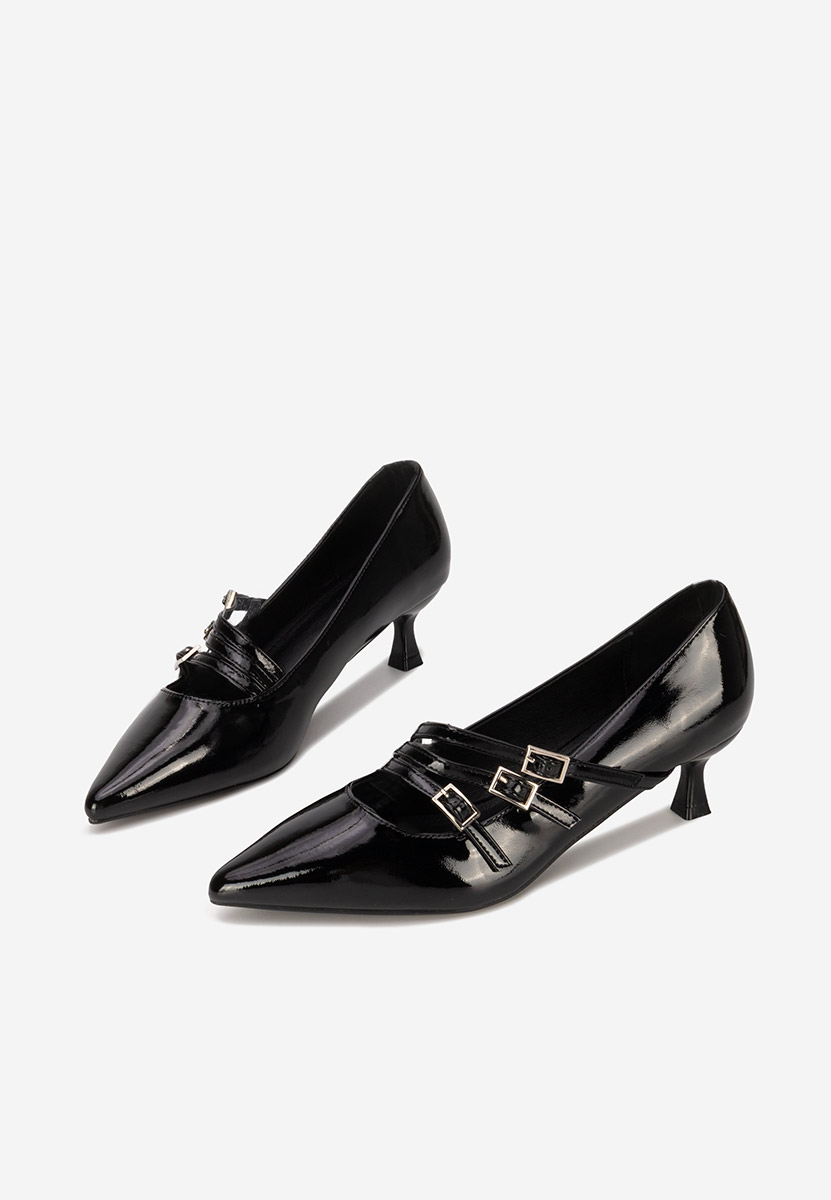 Czarne czółenka na szpilce Marcella