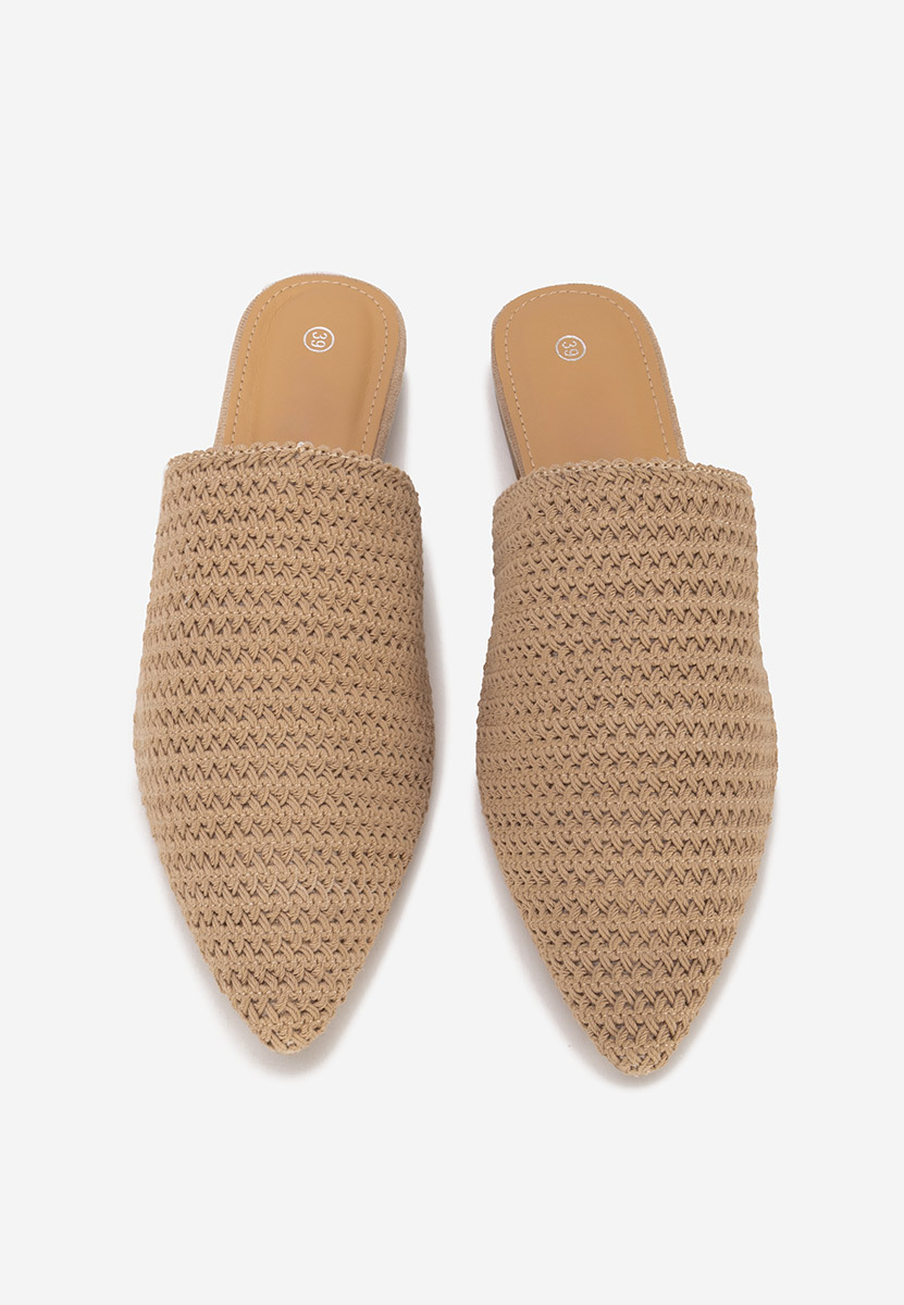 Khaki drewniaki Karlyana