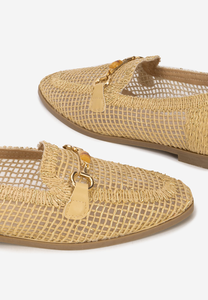 Beżowe mokasyny damskie Jayna