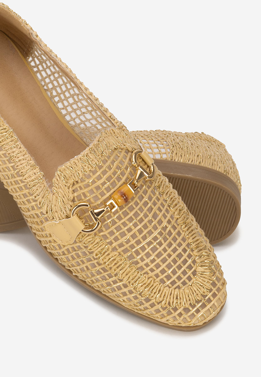 Beżowe mokasyny damskie Jayna