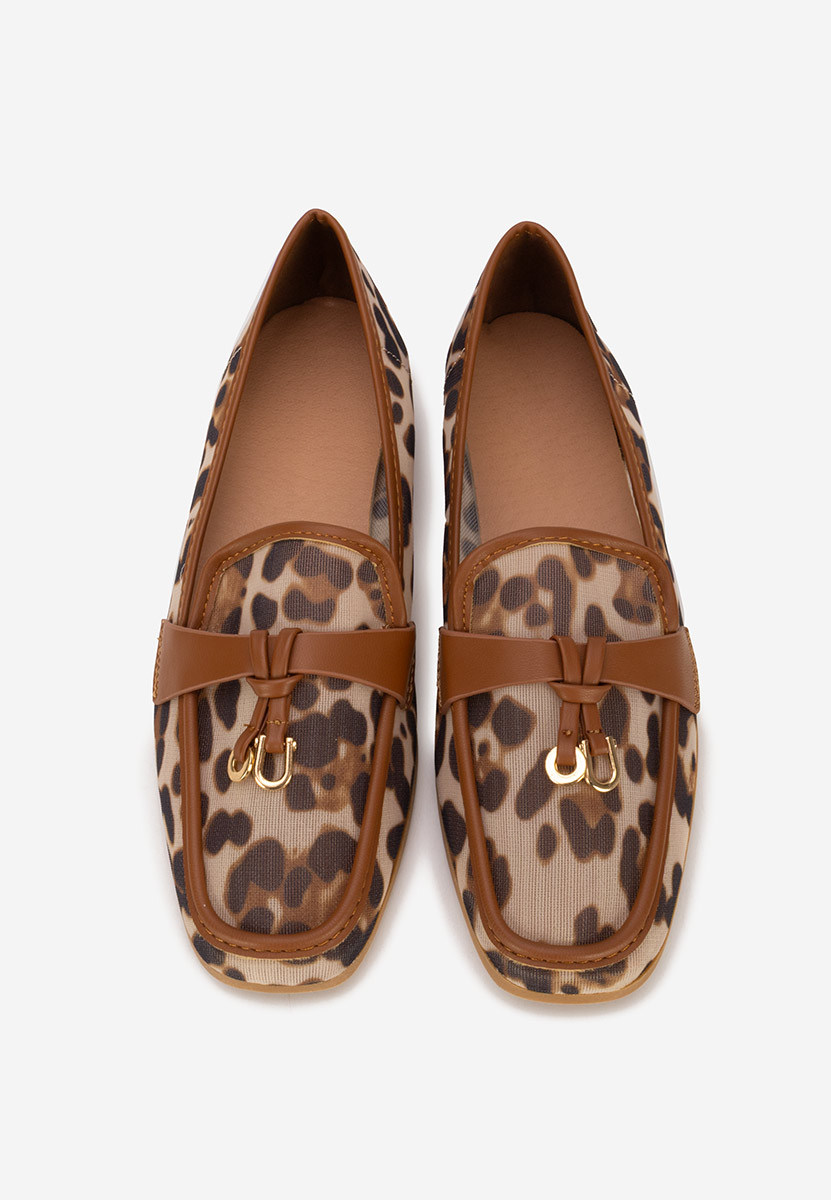 Camelowe letnie mokasyny damskie Yassenia