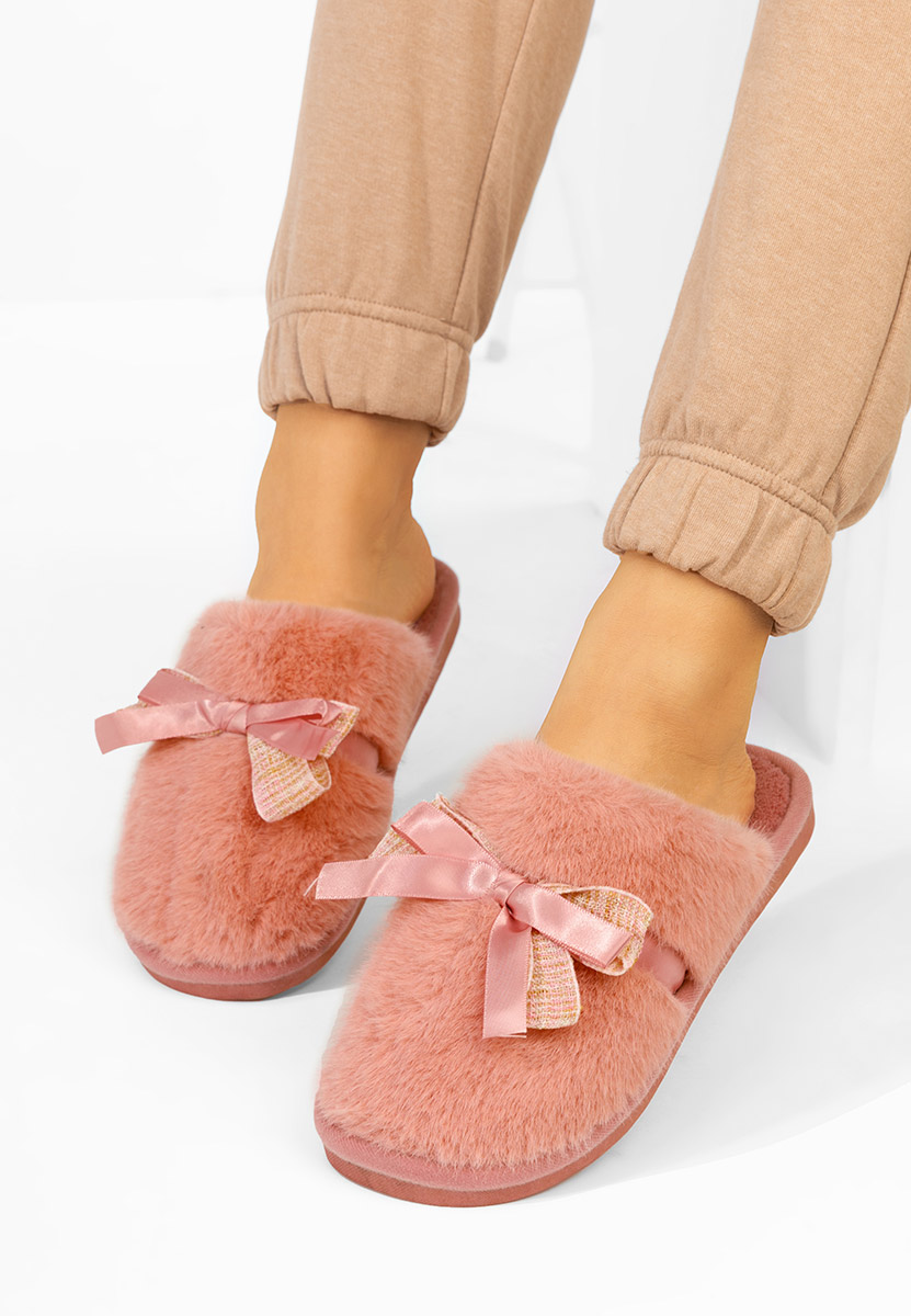 Koralowe kapcie damskie Aviresa