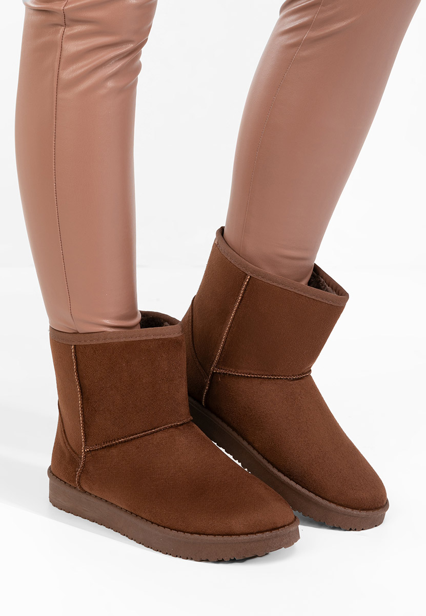 Brązowe śniegowce damskie Meloria