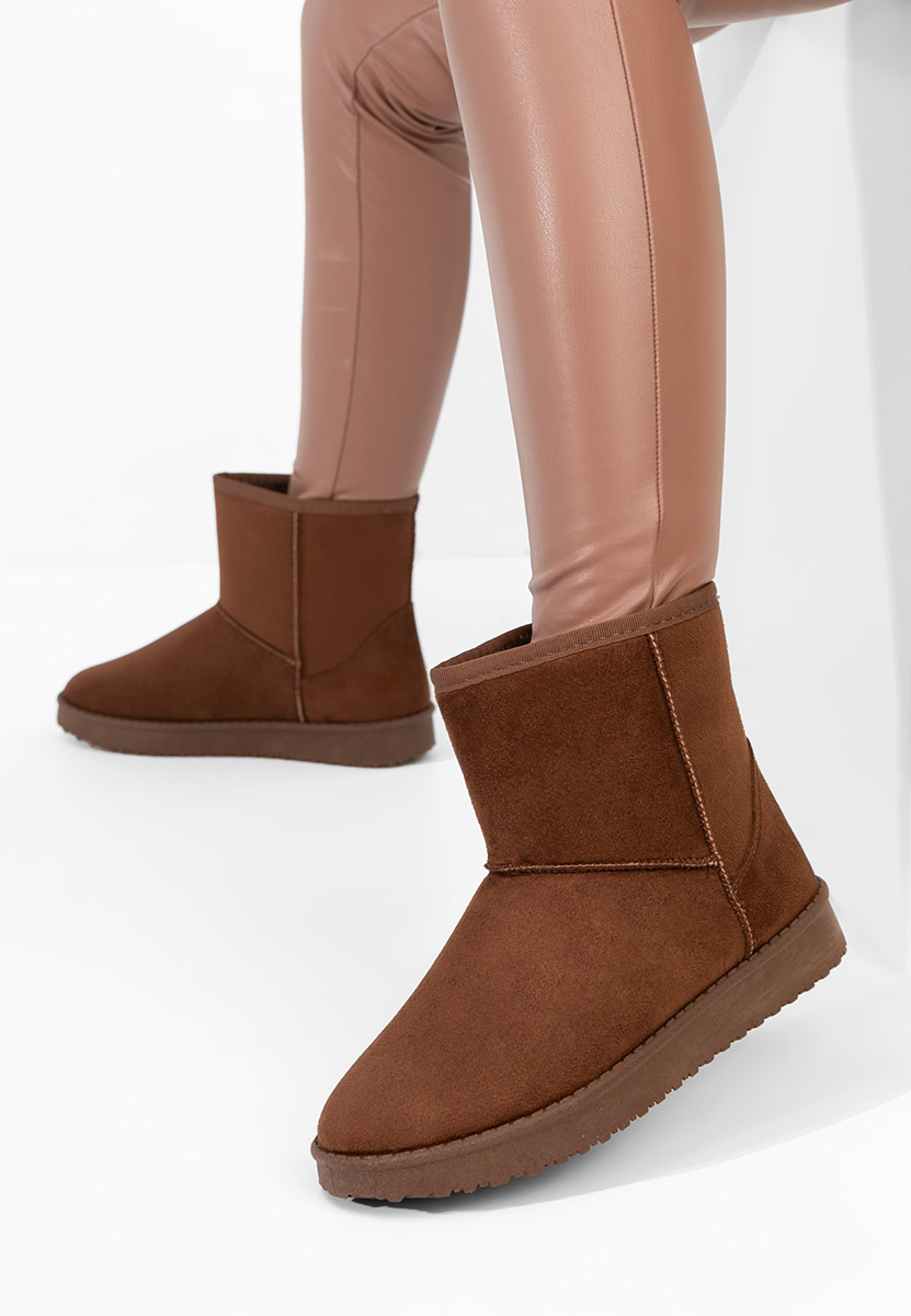 Brązowe śniegowce damskie Meloria