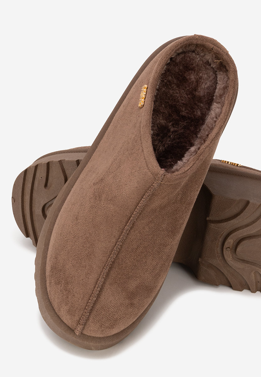 Brązowe drewniaki Veyra