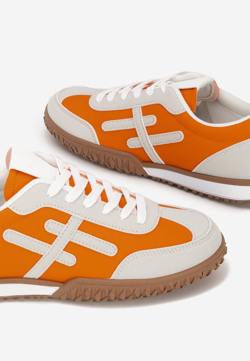 Pomarańczowe sneakersy damskie Loriva