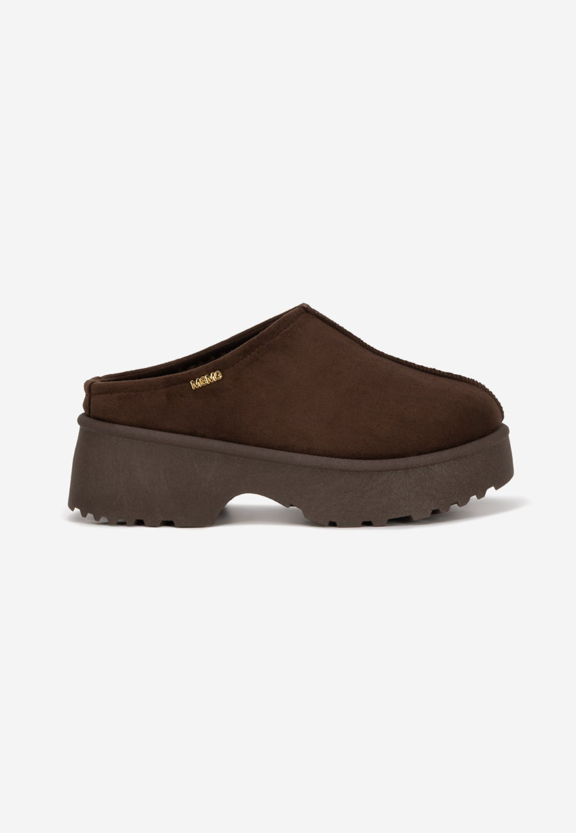 Brązowe drewniaki Veyra V2