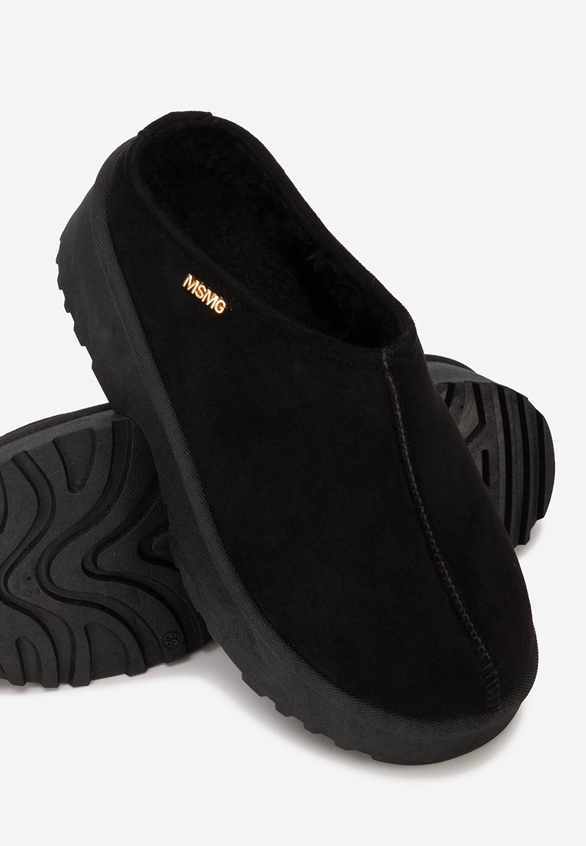 Czarne drewniaki Veyra