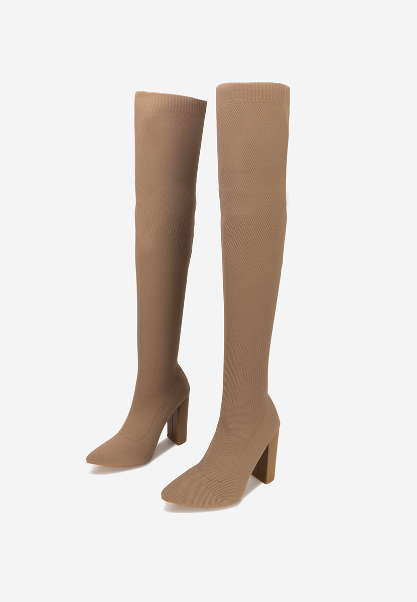 Khaki kozaki do kolan Herrera