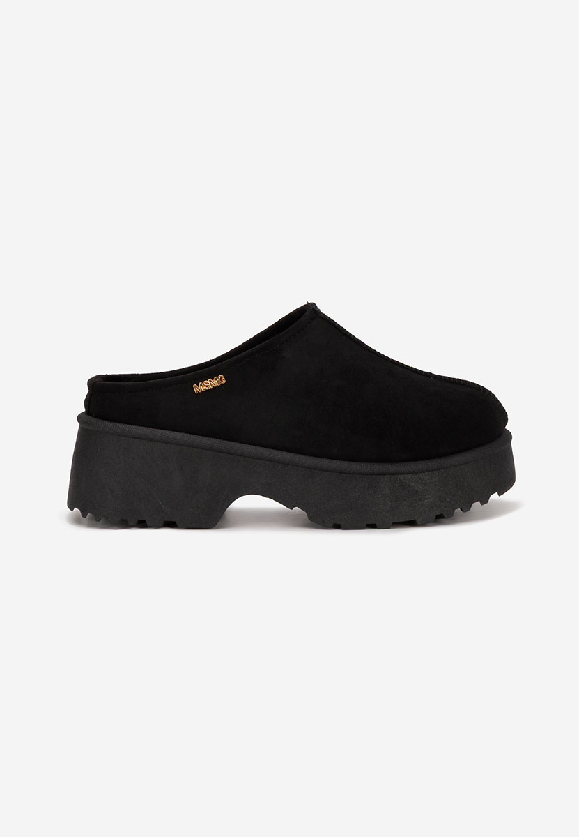 Czarne drewniaki Veyra