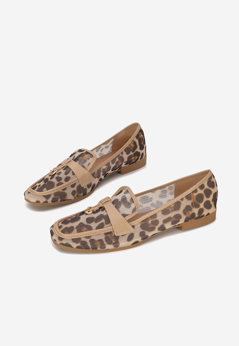 Beżowe letnie mokasyny damskie Yassenia