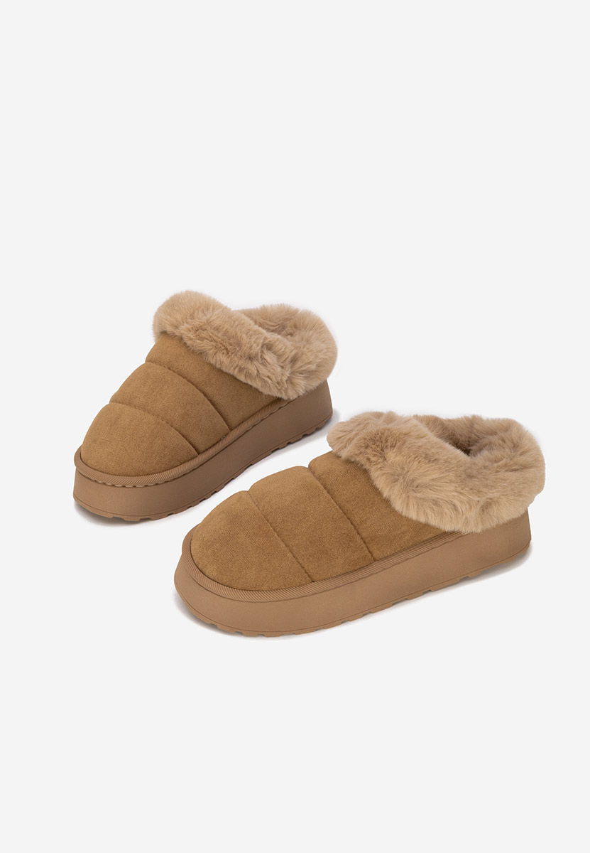 Khaki drewniaki Lucelia