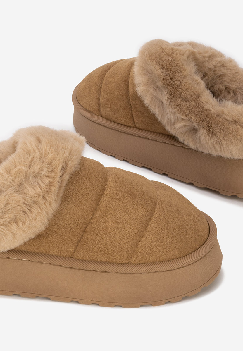 Khaki drewniaki Lucelia