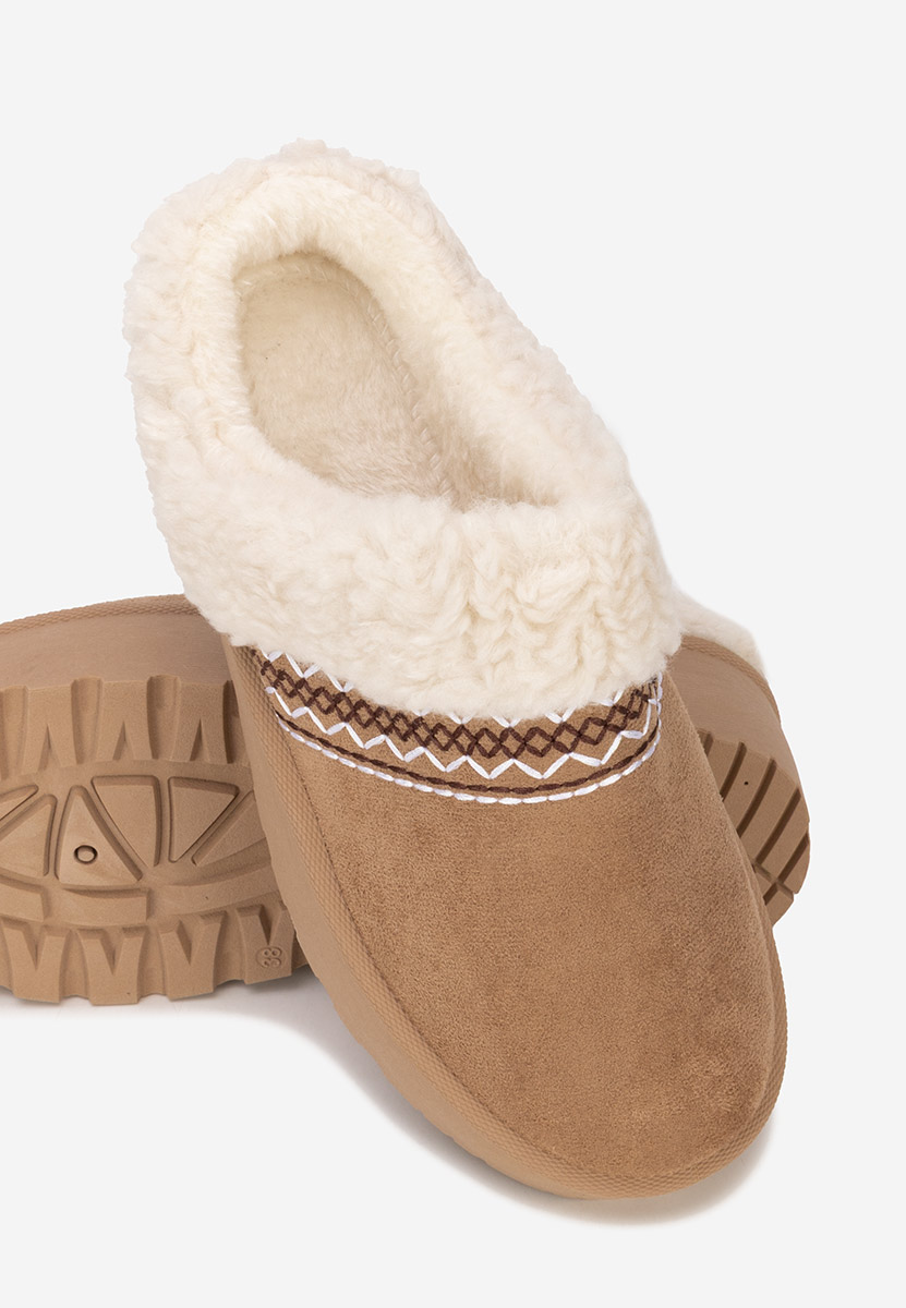 Khaki drewniaki Anelisse