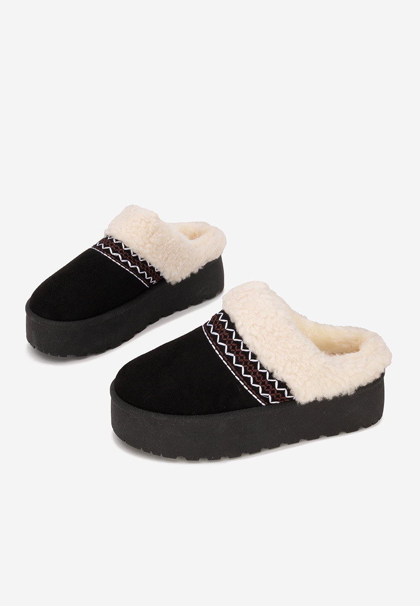 Czarne drewniaki Anelisse