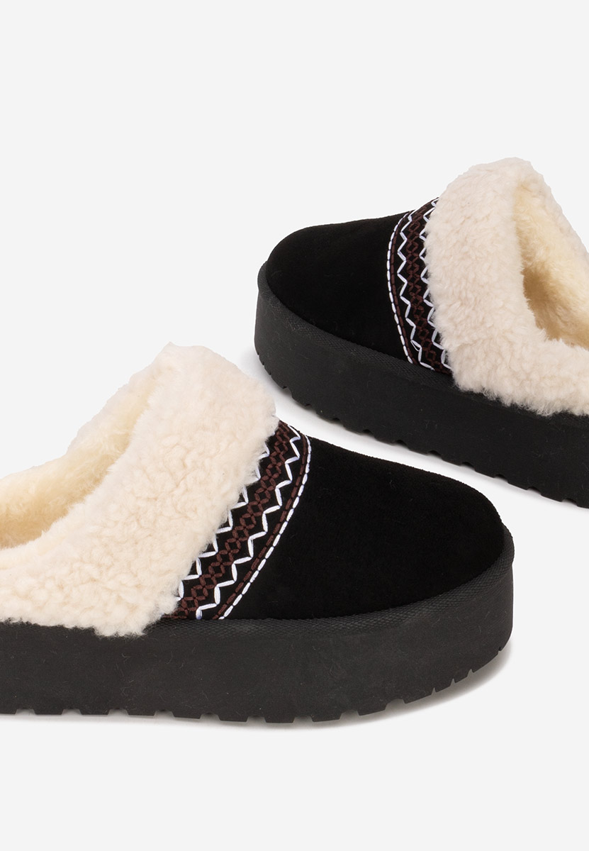 Czarne drewniaki Anelisse