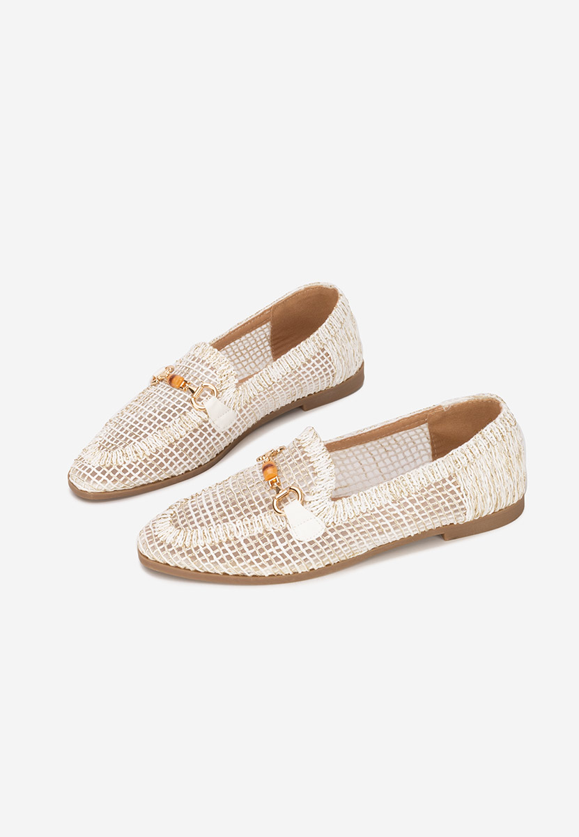 Białe mokasyny damskie Jayna
