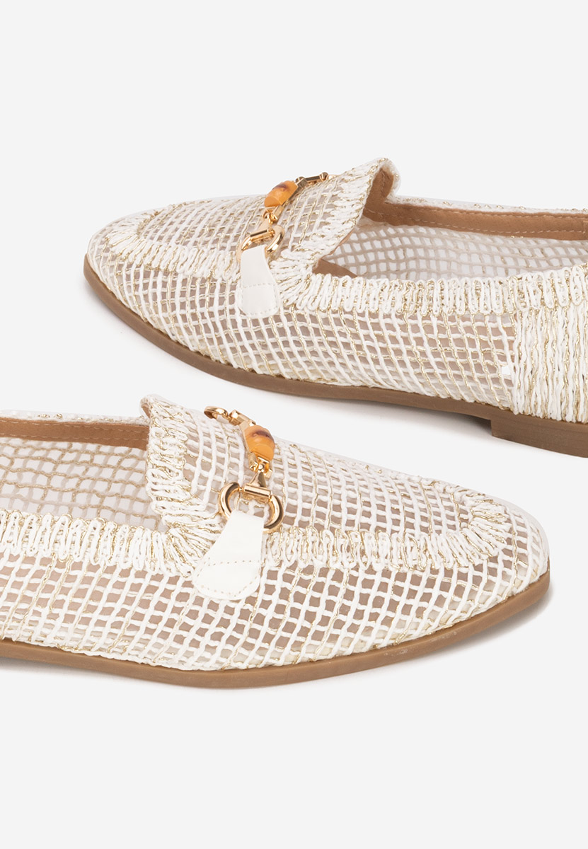 Białe mokasyny damskie Jayna