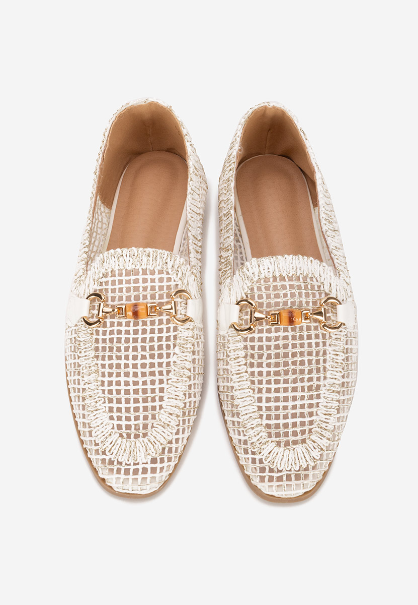 Białe mokasyny damskie Jayna