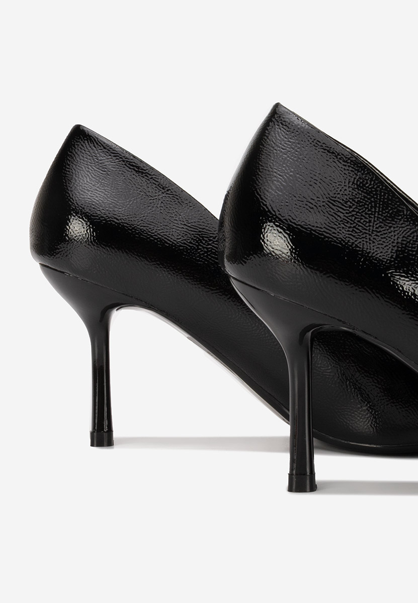 Czarne szpilki na obcasie Eonica