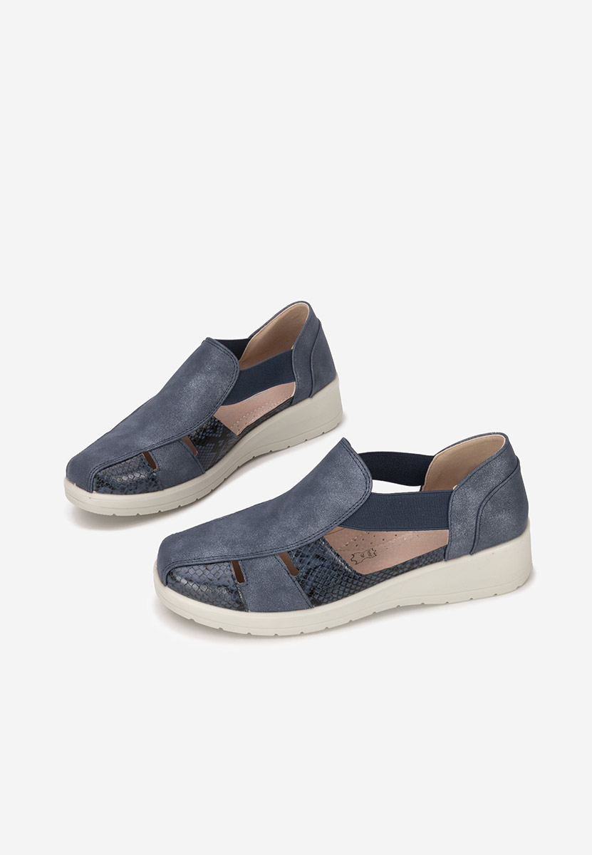 Granatowe espadryle damskie Grazyna