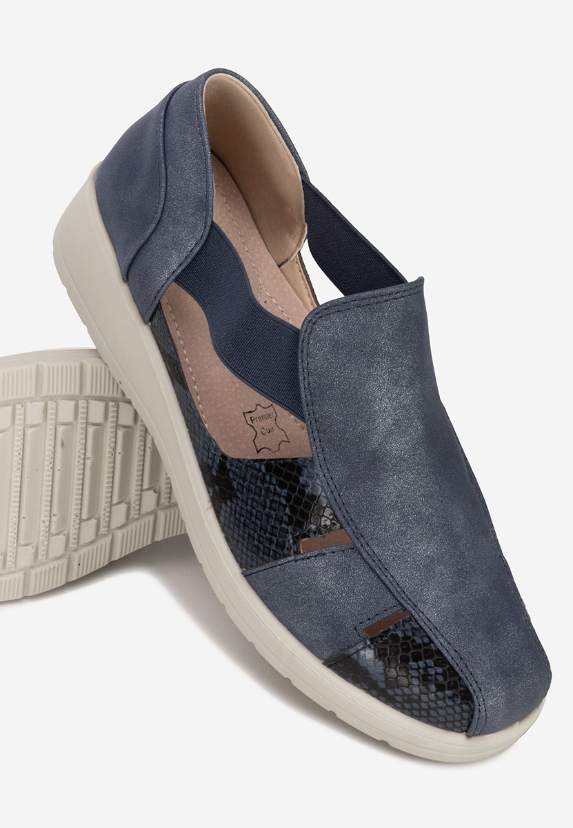 Granatowe espadryle damskie Grazyna