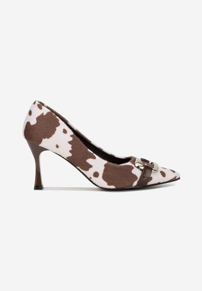 Wężowe czółenka na szpilce Jenita