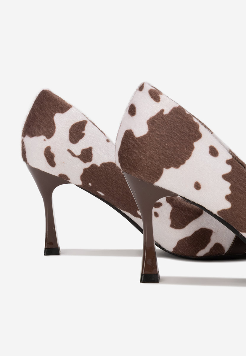 Wężowe czółenka na szpilce Jenita