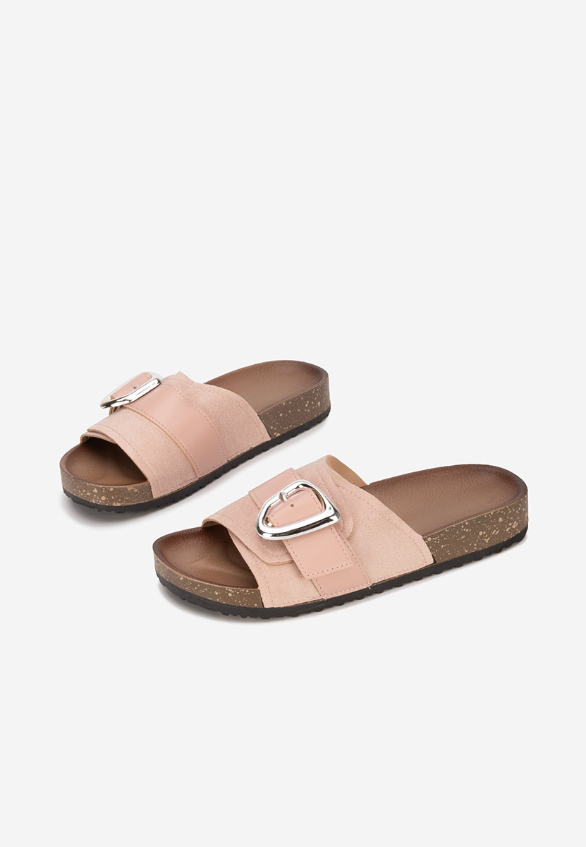 Różowe klapki damskie Isabelle