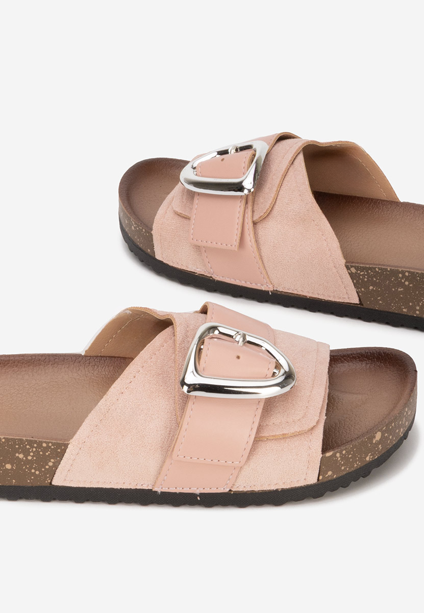 Różowe klapki damskie Isabelle