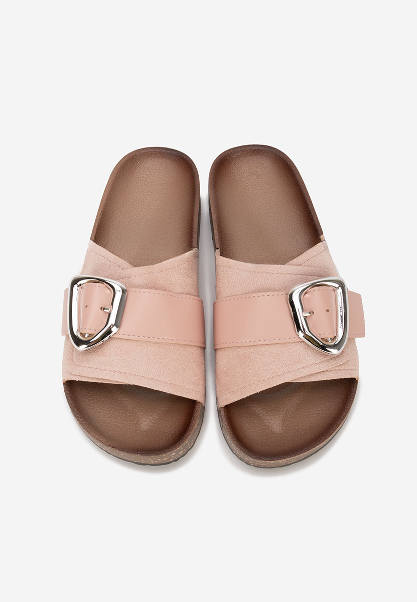 Różowe klapki damskie Isabelle