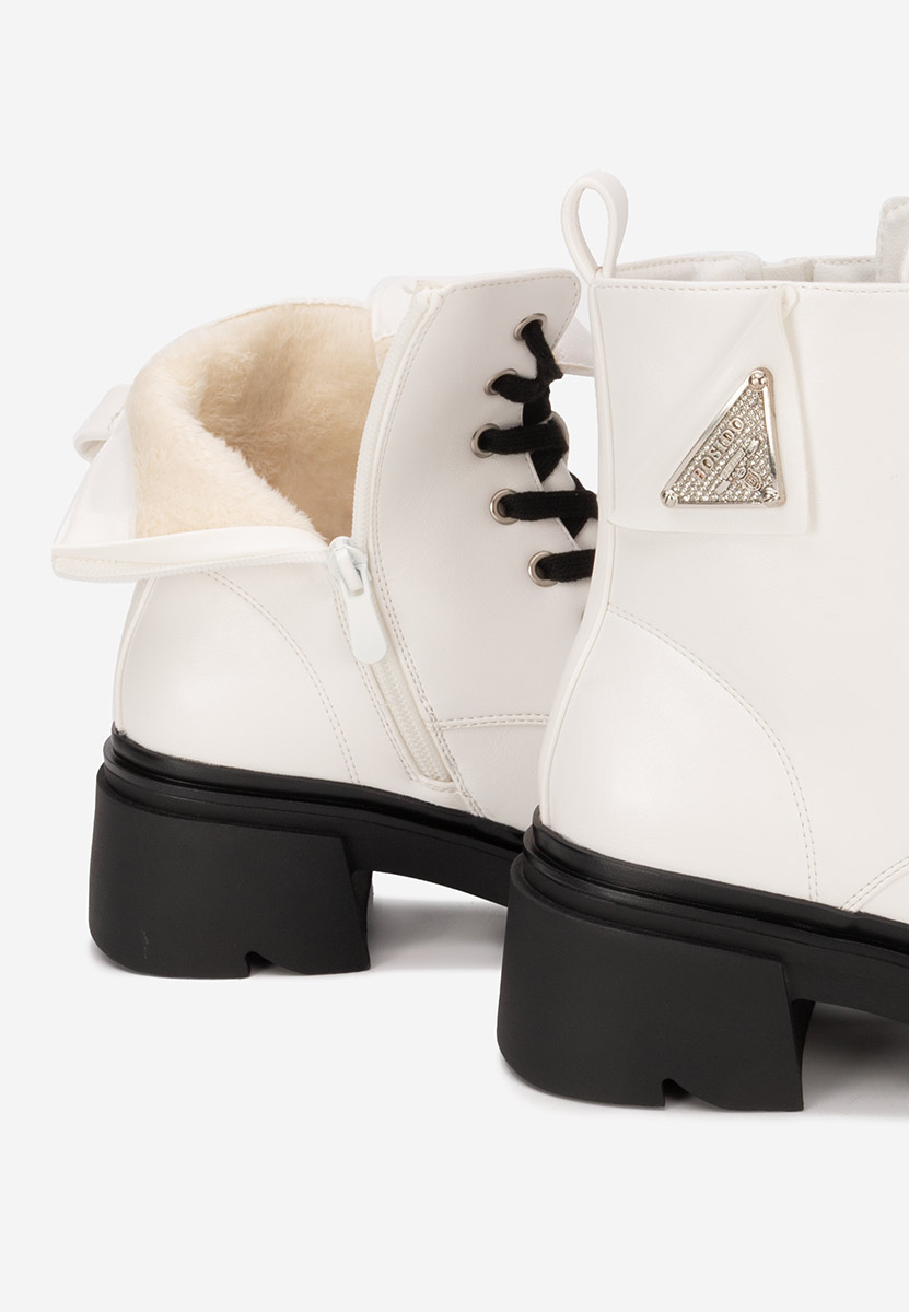 Białe workery damskie Dasica