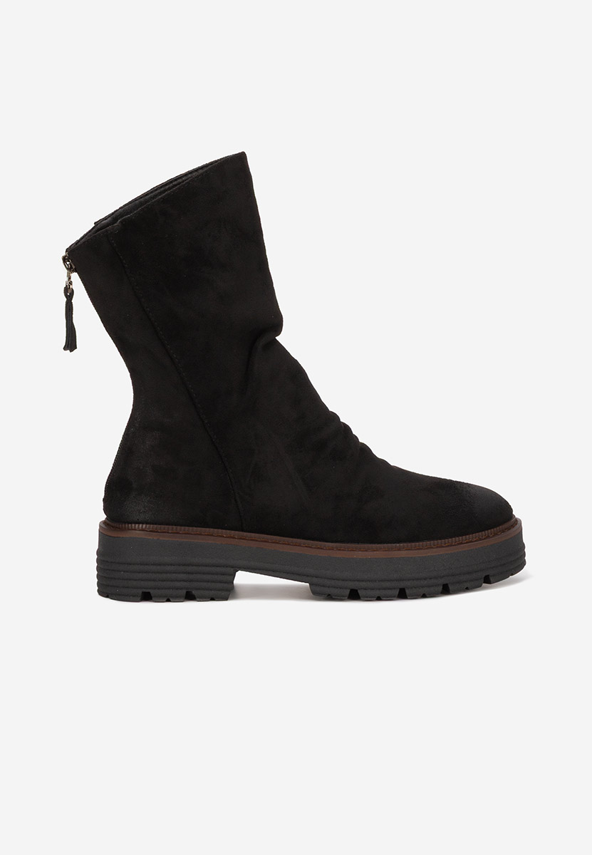 Czarne kozaki damskie Tavresa